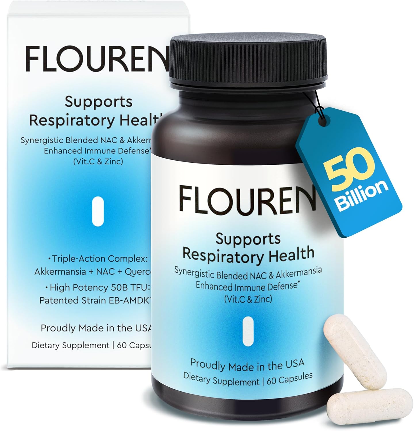 FLOUREN Akkermansia - Support Respiratory health